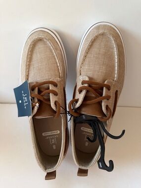 New Men’s George Canvas Memory Foam Boat Shoe